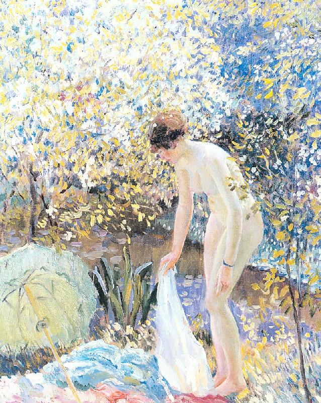 Frieseke, Frederick Carl Cherry Blossoms china oil painting image